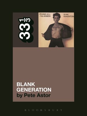 cover image of Richard Hell and the Voidoids' Blank Generation